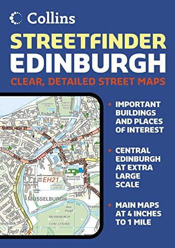 Edinburgh Streetfinder Colour Atlas