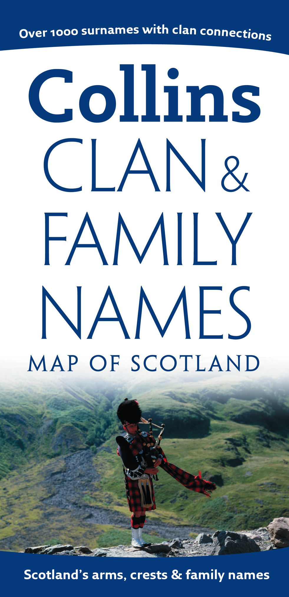 Clan and Family Names Map of Scotland