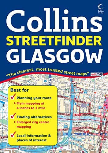Glasgow Streetfinder Colour Atlas