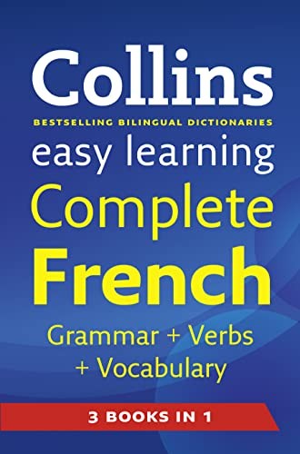 Easy Learning Complete French Grammar, Verbs and Vocabulary (3 books in 1)
