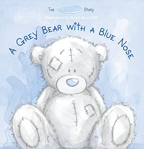 A Grey Bear with a Blue Nose