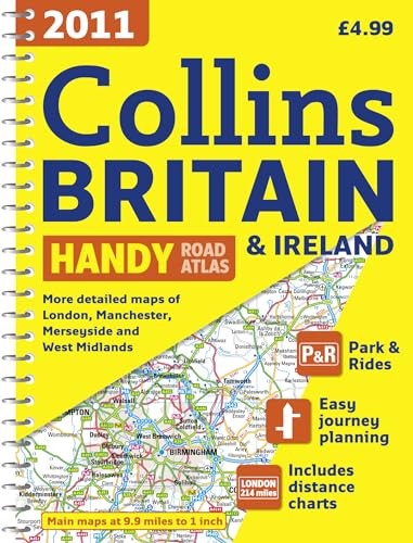 2011 Collins Handy Road Atlas Britain