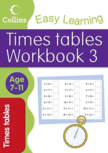 Times Tables Workbook 3