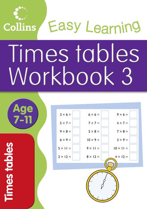 Times Tables Workbook 3