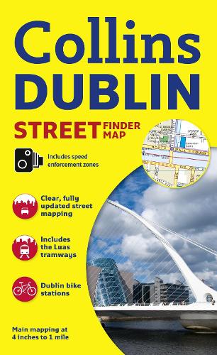 Collins Dublin Streetfinder Colour Map