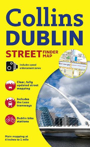 Collins Dublin Streetfinder Colour Map