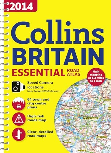2014 Collins Essential Road Atlas Britain