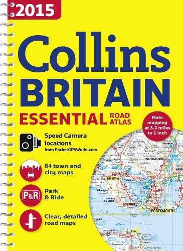 2015 Collins Essential Road Atlas Britain
