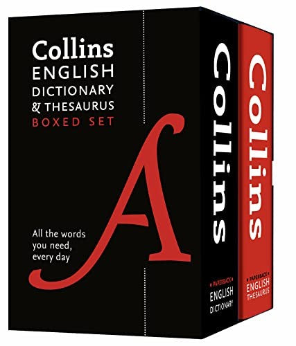 Collins English Dictionary and Thesaurus Boxed Set