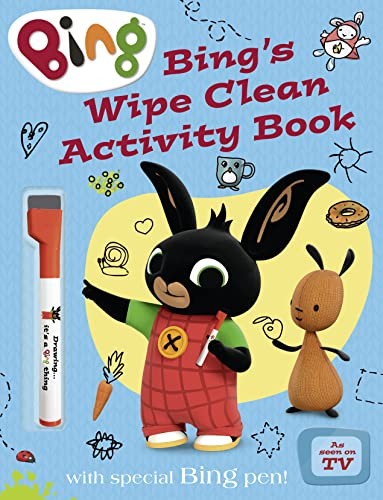 Bings Wipe Clean Activity Book