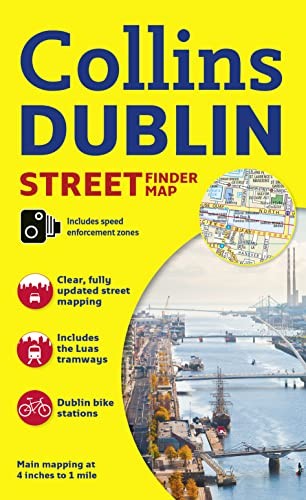 Collins Dublin Streetfinder Colour Map