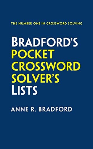 Bradfords Pocket Crossword Solvers Lists