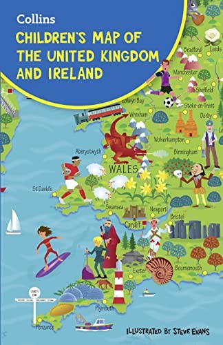 Childrens Folded Map of the United Kingdom