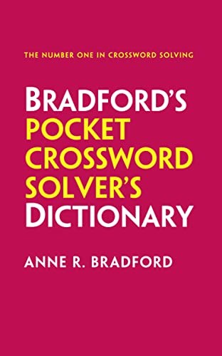 Bradfords Pocket Crossword Solvers Dictionary