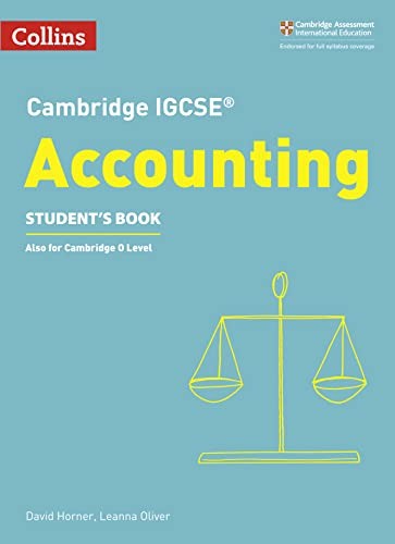 Cambridge IGCSE Accounting Student's Book