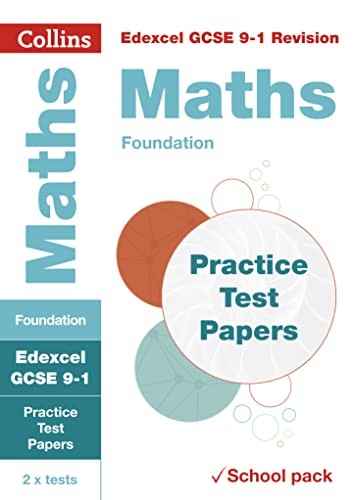 Edexcel GCSE 9-1 Maths Foundation Practice Test Papers