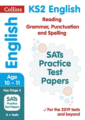 KS2 English Reading, Grammar, Punctuation and Spelling SATs Practice Test Papers