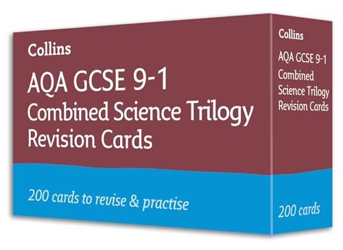 AQA GCSE 9-1 Combined Science Revision Cards (Biology, Chemistry & Physics)