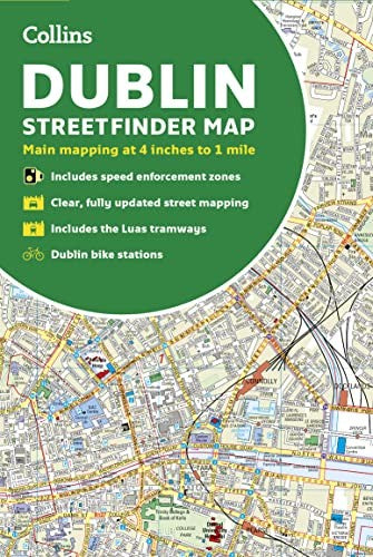 Collins Dublin Streetfinder Colour Map