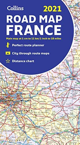 Map of France 2021