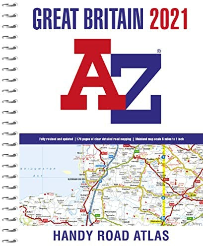 Great Britain A-Z Handy Road Atlas 2021 (A5 Spiral)