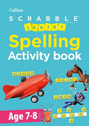SCRABBLE Junior Spelling Activity Book Age 7-8