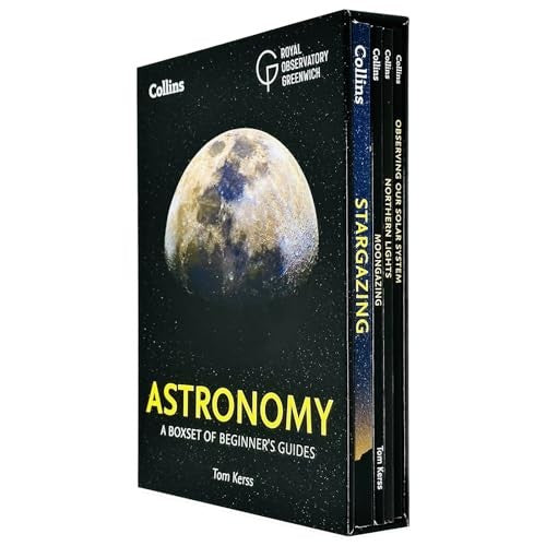 Beginner's Guides of Astronomy 4 Books Collection Box Set (Stargazing, Moongazing, Northern Lights & Observing our Solar System)
