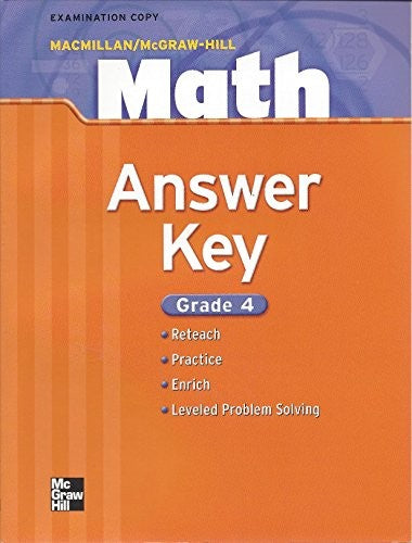 Gr4 Answer Key