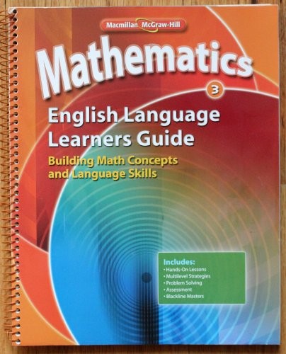 Math Connects, Grade 3, English Language Learner's Guide