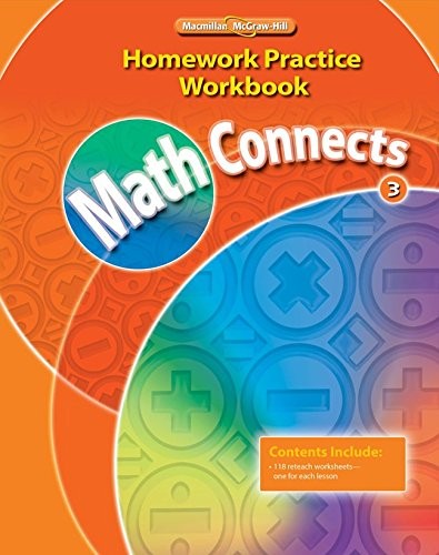 Math Connects Homework Practice Workbook, Grade 3