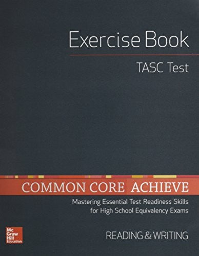 Common Core Achieve, Tasc Exercise Book Reading & Writing
