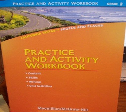 Grade 2 Practice and Activity Workbook (California Vistas: People and Places)