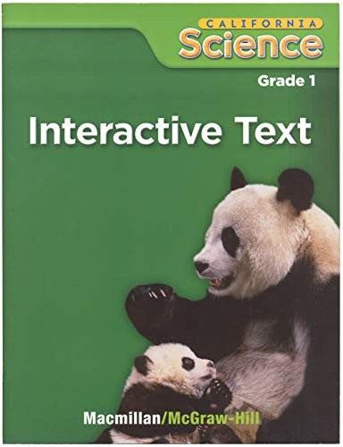 California Science Grade 1 Interactive Text
