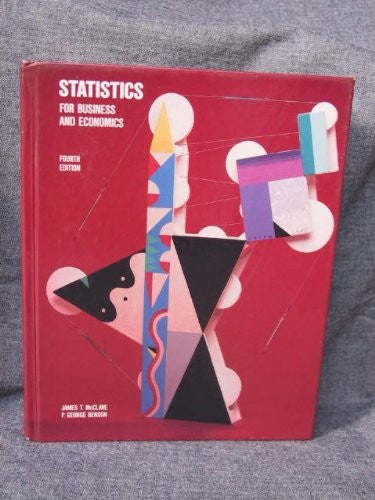 Statistics: Business and Economics