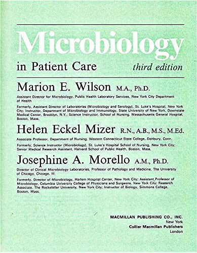 Microbiology in patient care