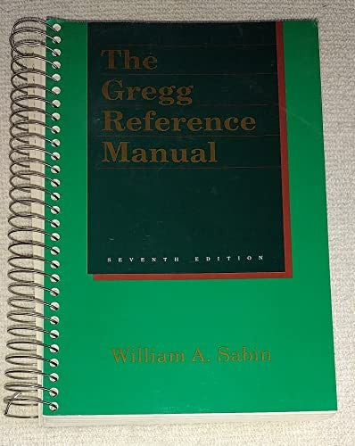 Gregg Reference Manual