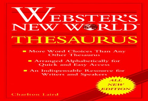 Webster'S New World Thesaurus: Thumb-Indexed