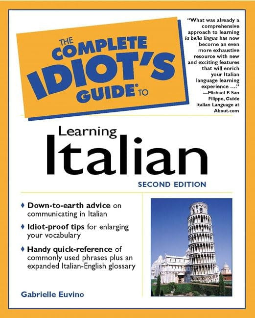 Complete Idiot's Guide to Learning Italian