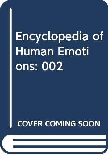 Encyclopedia of Human Emotions