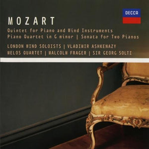 Mozart: Quintet for Piano and Wind Instruments; Piano Quartet in G minor; Sonata for Two Pianos
