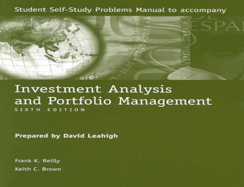 Investment Analysis and Portfolio Management