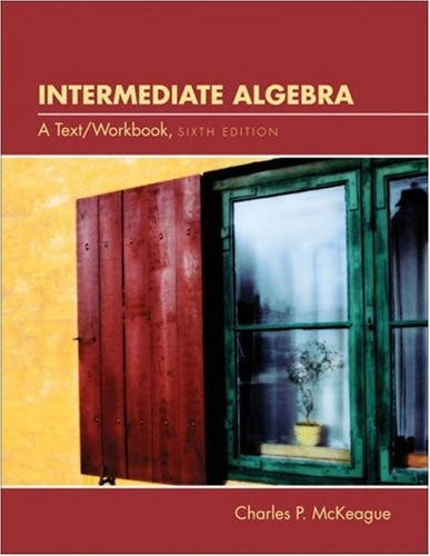 Intermed Alg Text/Work 6e