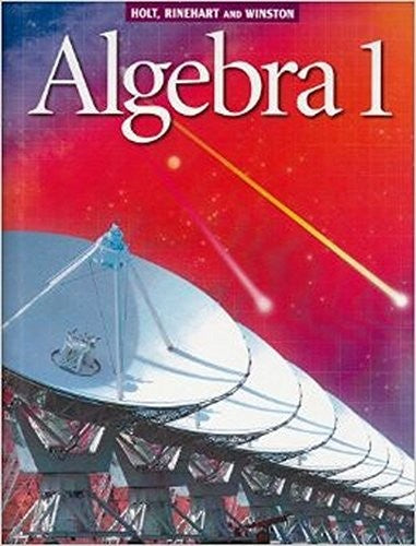 Holt Algebra 1