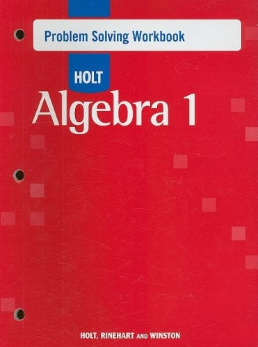 Holt Algebra 1