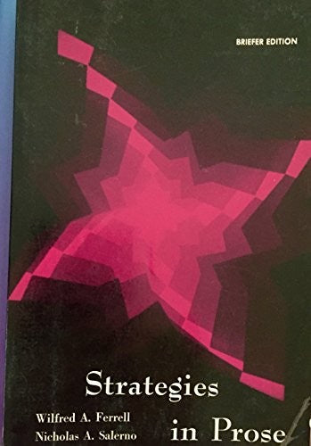 Strategies in prose