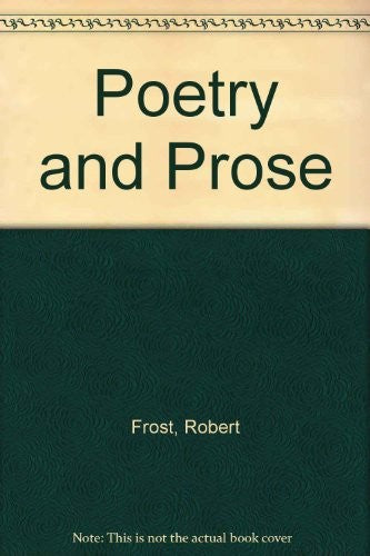 Poetry and Prose