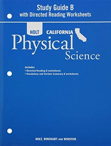 Study Guide B with Directed Reading Worksheets Grade 8