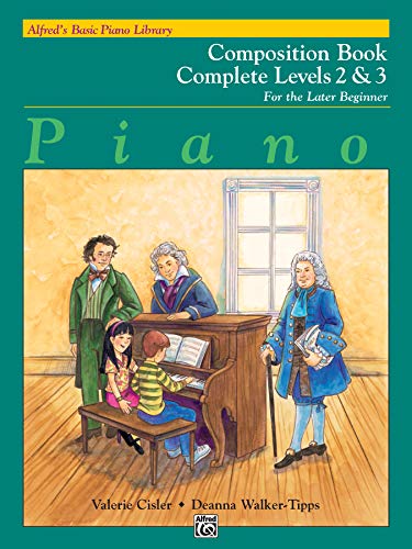 Alfred's Basic Piano Library Composition Book Complete, Bk 2 & 3