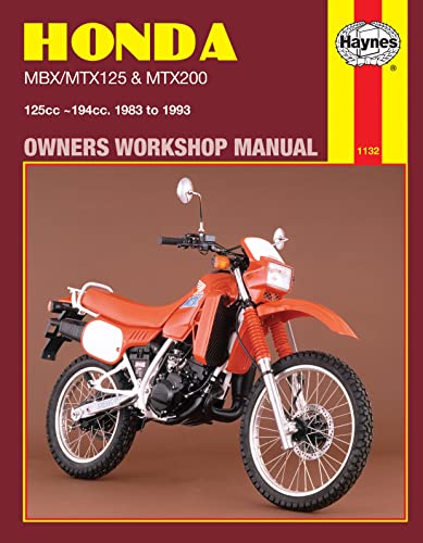 Honda MBX/MTX125 & MTX200 (83 - 93) Haynes Repair Manual (Paperback)