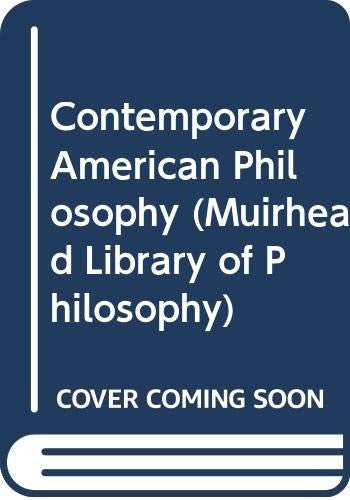 Contemporary American Philosophy